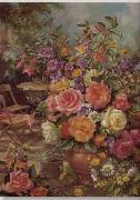 unknow artist Floral, beautiful classical still life of flowers.081 France oil painting reproduction